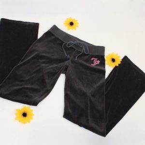 Juicy VELOUR Dark Grey Pants 🍓